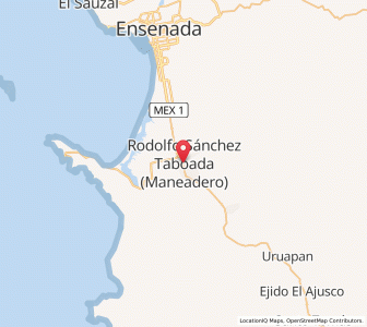 Map of Rodolfo Sánchez Taboada, Baja California