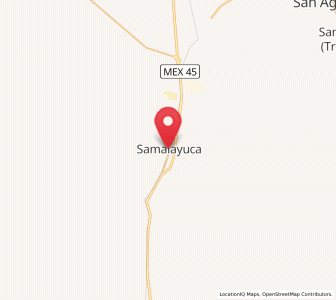 Map of Samalayuca, Chihuahua