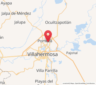 Map of Samarkanda, Tabasco