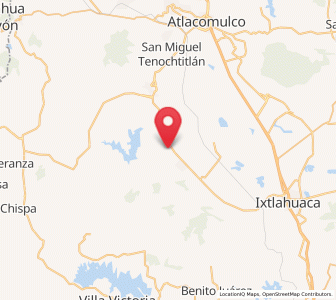 Map of San Agustín Mextepec, México