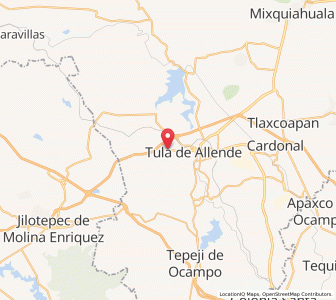 Map of San Andrés, Hidalgo