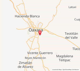 Map of San Antonio de la Cal, Oaxaca