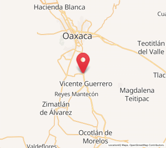 Map of San Bartolo Coyotespec, Oaxaca