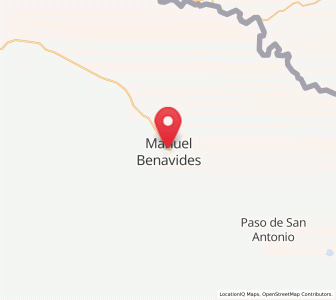 Map of San Carlos, Chihuahua