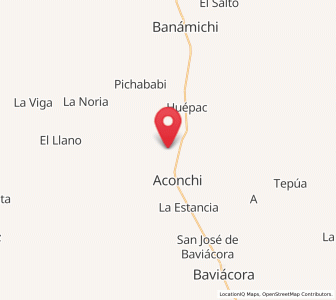 Map of San Felipe de Jesús, Sonora