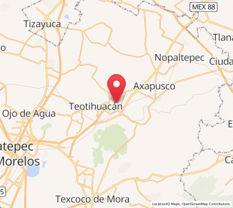 Map of San Francisco Mazapa, México