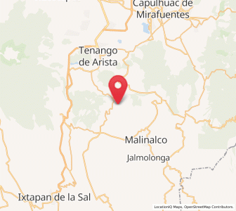 Map of San Gabriel Zepayautla, México