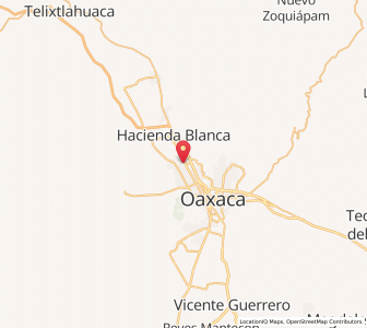 Map of San Jacinto Amilpas, Oaxaca