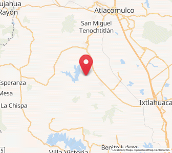 Map of San Jerónimo Bonchete, México