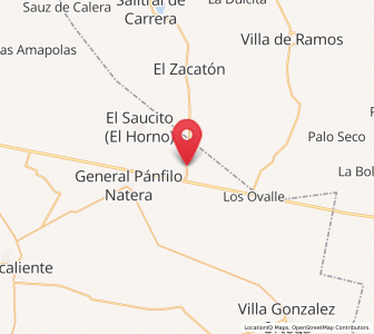 Map of San José el Saladillo (El Saladillo), Zacatecas