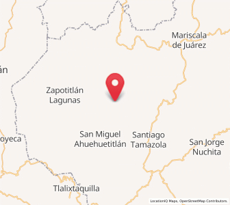 Map of San Juan Ihualtepec, Oaxaca