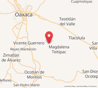 Map of San Juan Teitipac, Oaxaca