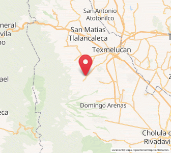 Map of San Juan Tetla, Puebla