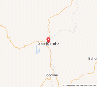Map of San Juanito, Chihuahua