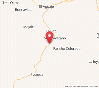 Map of San Lorenzo, Chihuahua