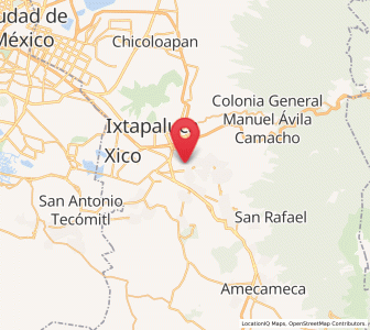 Map of San Lucas Amalinalco, México