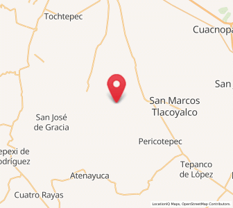 Map of San Lucas el Viejo, Puebla