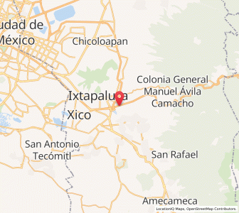 Map of San Marcos Huixtoco, México