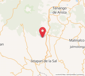 Map of San Mateo Coapexco, México