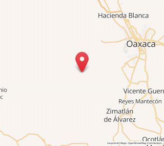 Map of San Pablo Cuatro Venados, Oaxaca