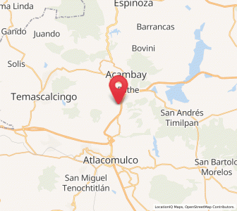 Map of San Pedro de los Metates, México