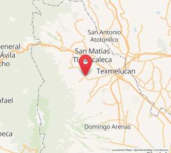 Map of San Salvador el Verde, Puebla
