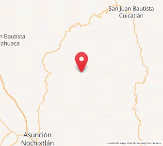 Map of Santa María Apazco, Oaxaca