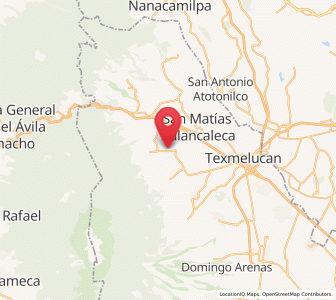 Map of Santa María Texmelucan, Puebla
