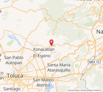 Map of Santa María Zolotepec, México