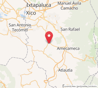 Map of Santiago Tepopula, México