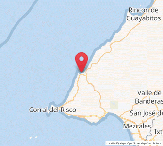 Map of Sayulita, Nayarit