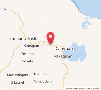 Map of Sihuapan, Veracruz