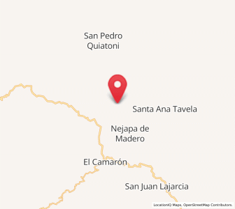 Map of Soledad Salinas, Oaxaca