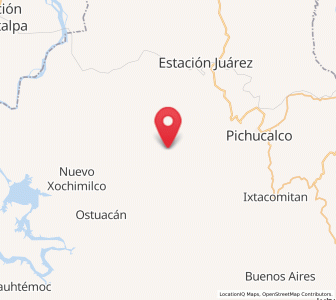Map of Sunuapa, Chiapas