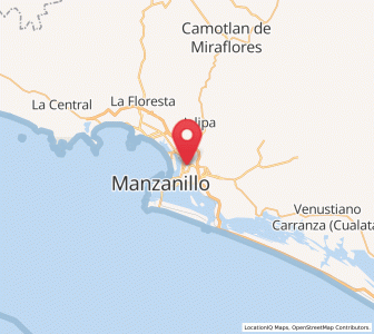 Map of Tapeixtles, Colima