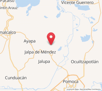 Map of Tapotzingo, Tabasco