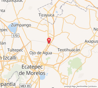 Map of Tecámac, México