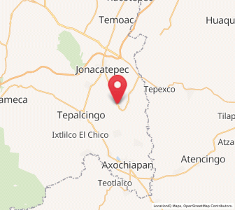 Map of Tetelilla, Morelos