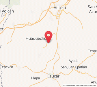 Map of Tezonteopan de Bonilla, Puebla