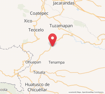 Map of Tlaltetela, Veracruz