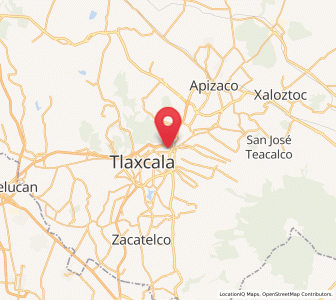 Map of Tlatempan, Tlaxcala