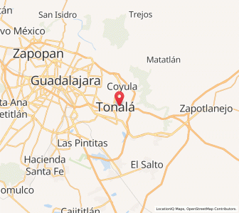 Map of Tonalá, Jalisco