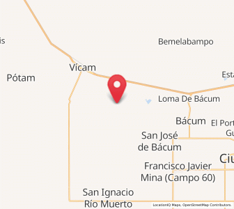 Map of Tórim, Sonora
