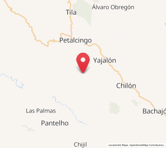 Map of Tzajalá, Chiapas