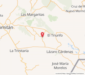 Map of Venustiano Carranza, Chiapas