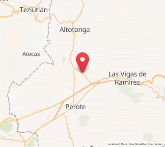 Map of Villa Aldama, Veracruz