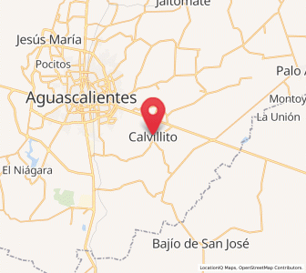 Map of Villa Licenciado Jesús Terán (Calvillito), Aguascalientes