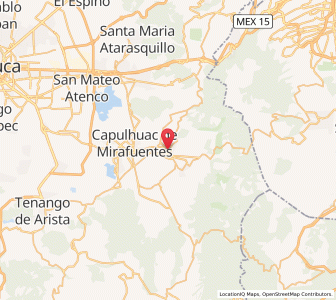 Map of Xalatlaco, México