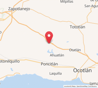 Map of Zapotlán del Rey, Jalisco