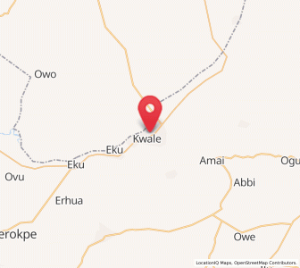 Map of Abraka, Delta